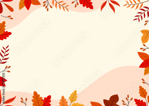 background design with autumn theme