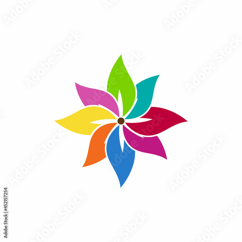 Leaf icon Vector Illustration design Logo template