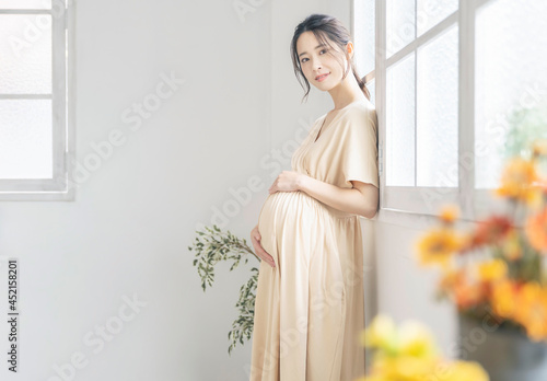 Schilderij op canvas 妊婦イメージ　マタニティフォト