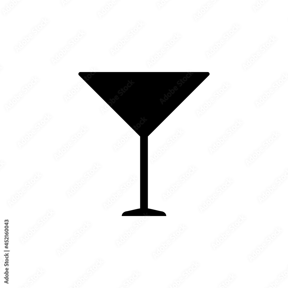 cocktail glass icon, cocktail vector, glass illustration cocktail glass icon, cocktail vector, glass illustration
