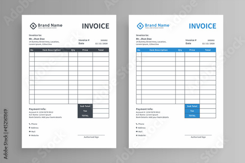 Invoice template