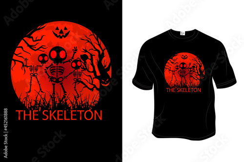 Happy Halloween - Unisex T shirt, Design vector, Greeting card, Poster, Mug Design.