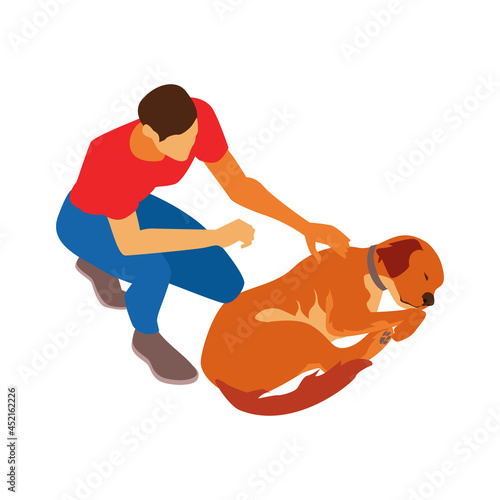 Sleeping Dog Man Composition
