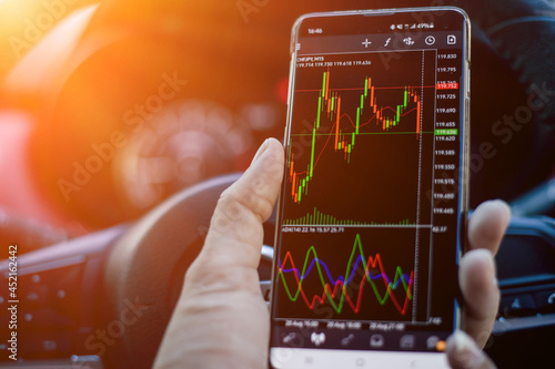 Trade forex stocks on the car while traveling