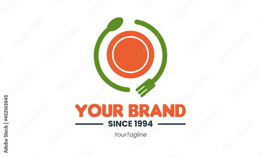 Food logo designs for restaurant, cafe, and business related with food and drink