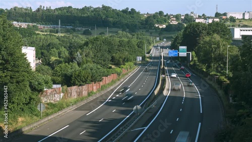 A20 Speedway Timelapse at the evening, Spring 2021, Limoges City, France