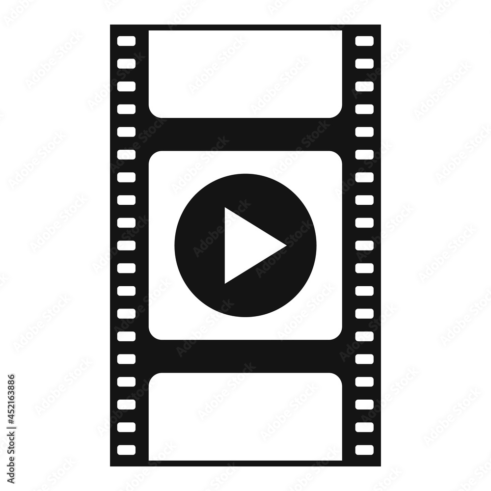Video editing icon simple vector. Editor clip Video editing icon simple vector. Editor clip