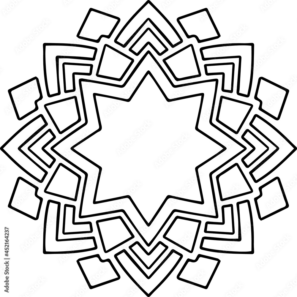 Mandala Art can be used for artwork decoration, coloring or tattoo design. Mandala Art can be used for artwork decoration, coloring or tattoo design.