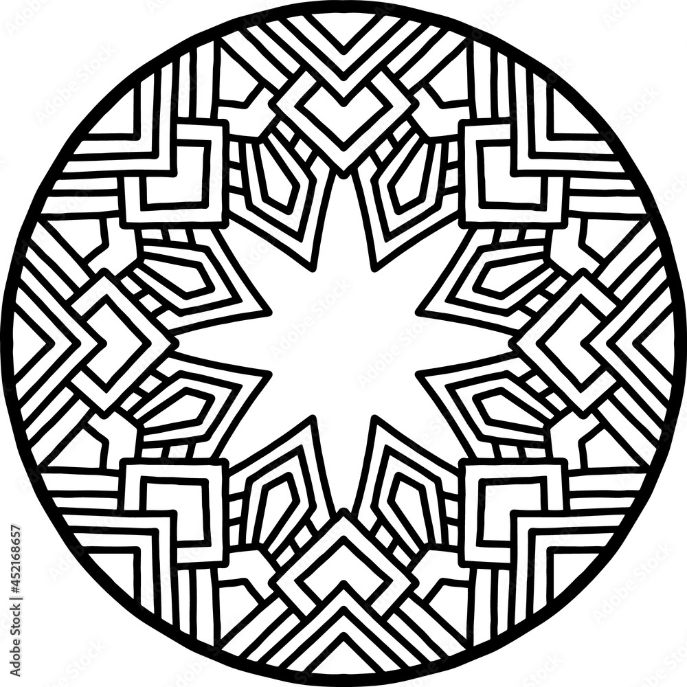Mandala Art can be used for artwork decoration, coloring or tattoo design. Mandala Art can be used for artwork decoration, coloring or tattoo design.