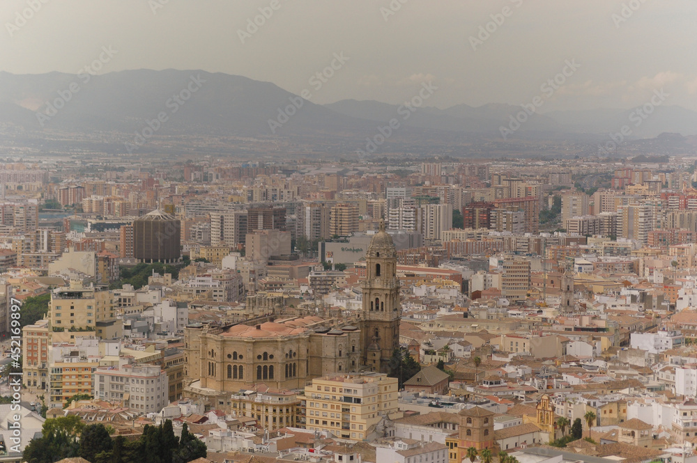 View over old spanish city | Malaga, Spain