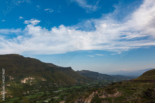 Beautiful veiw in Ibb government, Yemen. Yemen landscape view for tourism. Yemen mountains. Yemen nature.