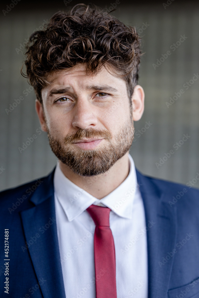 young businessman at the airport young businessman at the airport