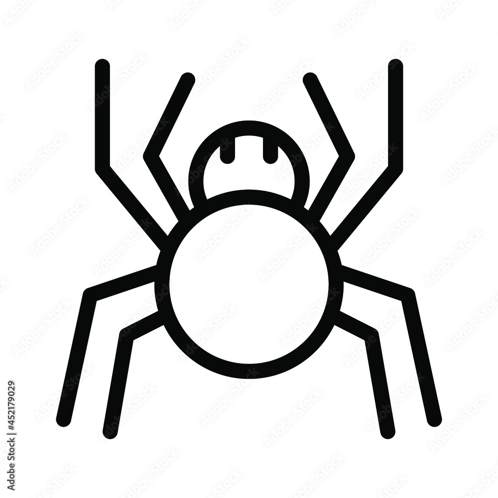 spider line icon illustration vector graphic spider line icon illustration vector graphic
