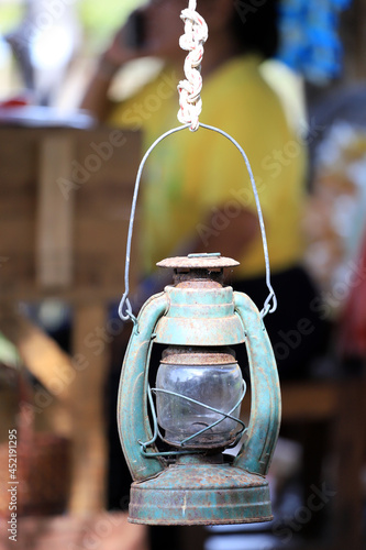 old cast iron lantern