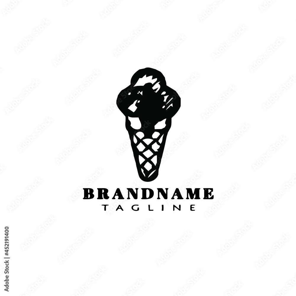 ice cream logo design icon vector illustration ice cream logo design icon vector illustration