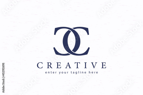 logo letter c Vector cc Letter design for company