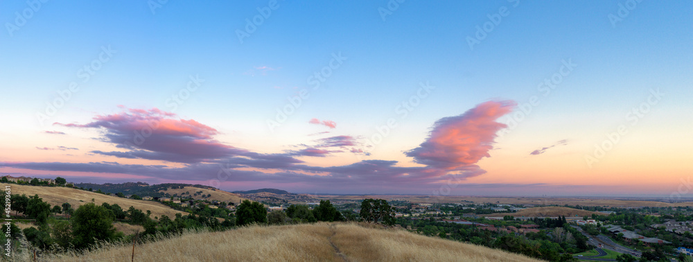 Sunset El Dorado Hills, California