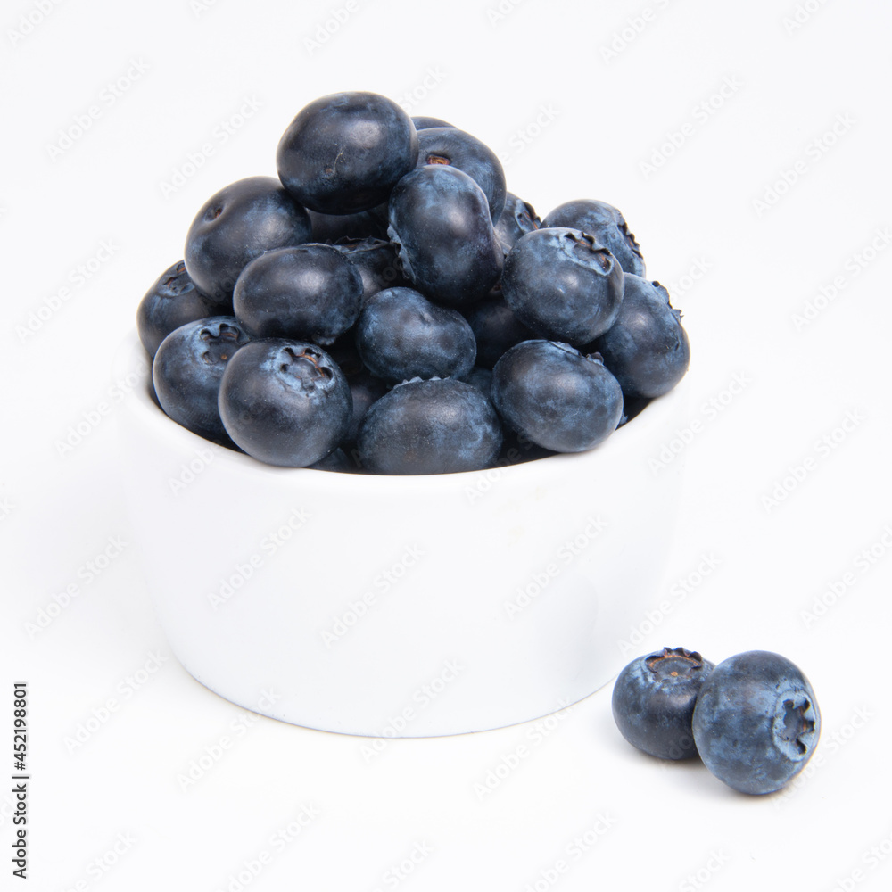 Perfect blueberry on the white background Perfect blueberry on the white background