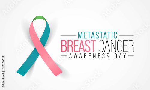 Metastatic Breast Cancer awareness day is observed every year on October 13, also referred to as advanced breast cancer that has spread beyond the part of the body where it started, Vector art