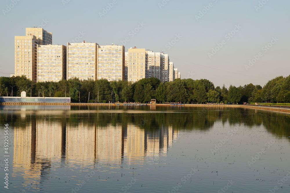 buildings on the river