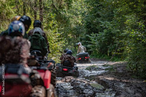 Offroad Buggy / ATV Driving / Extreme Helmet Driving / Dirt, Thickets, Jungle