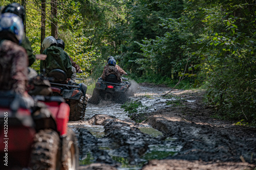 Offroad Buggy / ATV Driving / Extreme Helmet Driving / Dirt, Thickets, Jungle