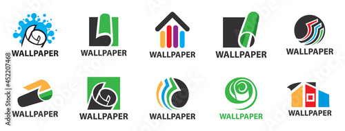 Vector logo of the designer wallpaper store