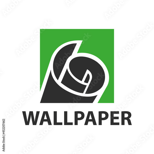 Vector logo of the designer wallpaper store