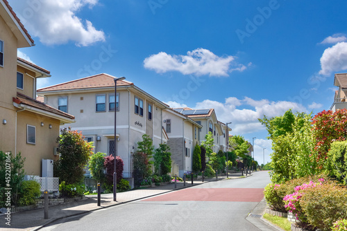 日本の住宅地  Japan's residential area.　