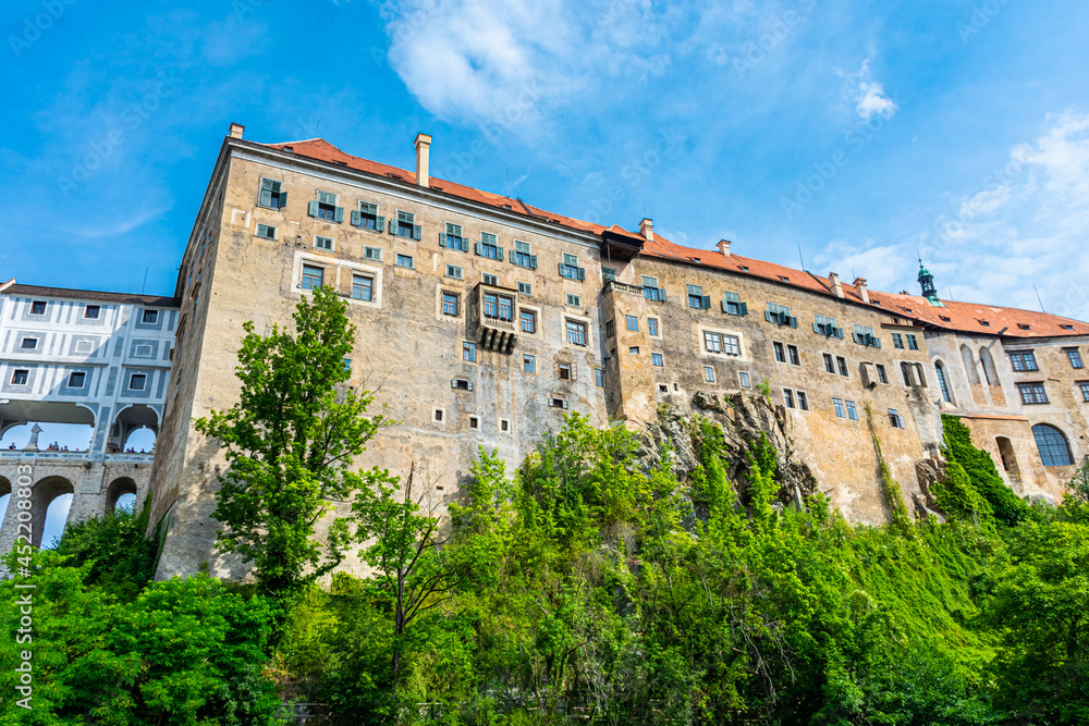 The castle of Cesky Krumlov in Czechia