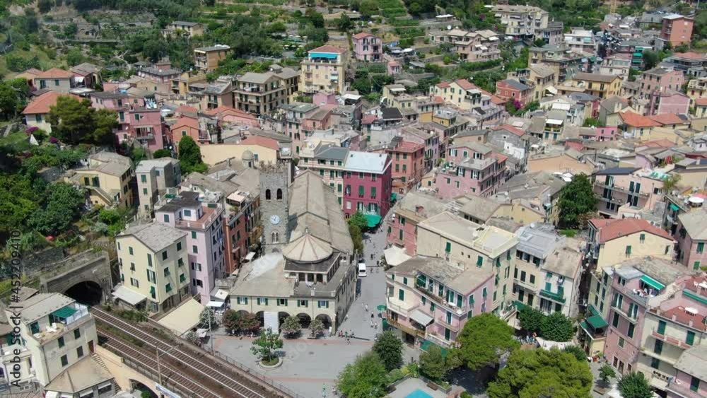 Aerial view of Monterosso al Mare town, Cinque Terre, Italy Aerial view of Monterosso al Mare town, Cinque Terre, Italy