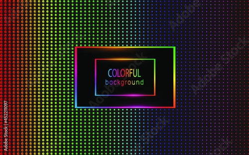 Colorful luxury background with 3D beads. Vector illustration.
