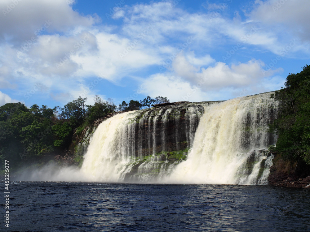 Waterfall in Canaima National Park, Venezuela