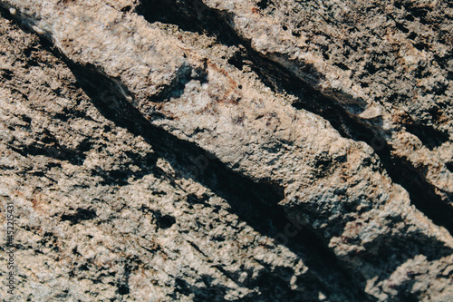 Macro Shot of Brown Stone