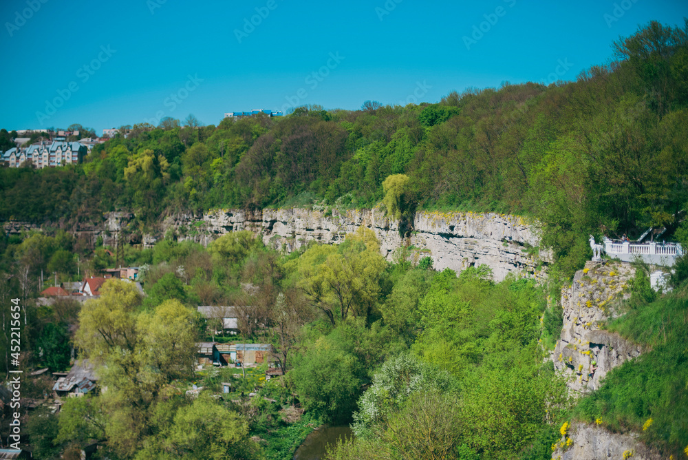 view of the mountains