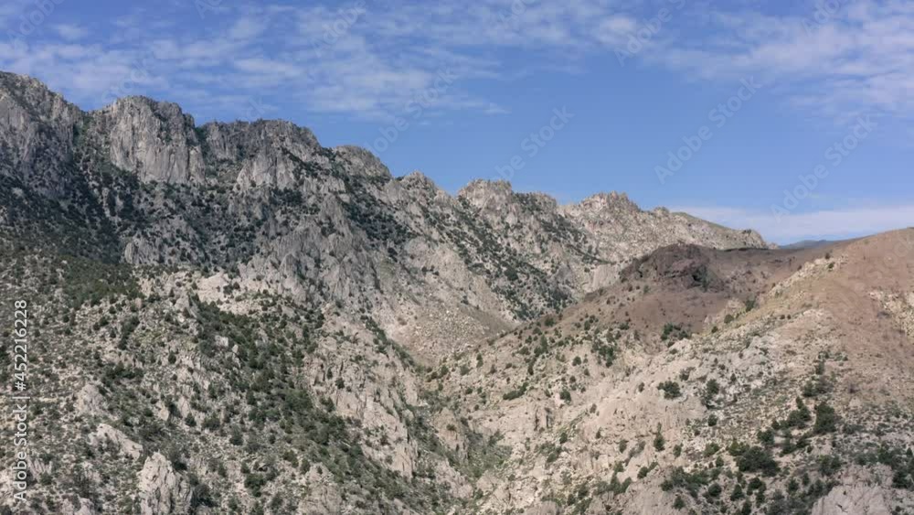 Drone Aerial View of Arid Mountain Scenic Near Topaz California Drone Aerial View of Arid Mountain Scenic Near Topaz California