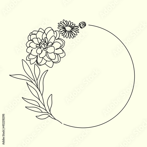 Set of Feminine Vector Signs or Logo Templates - Vector
