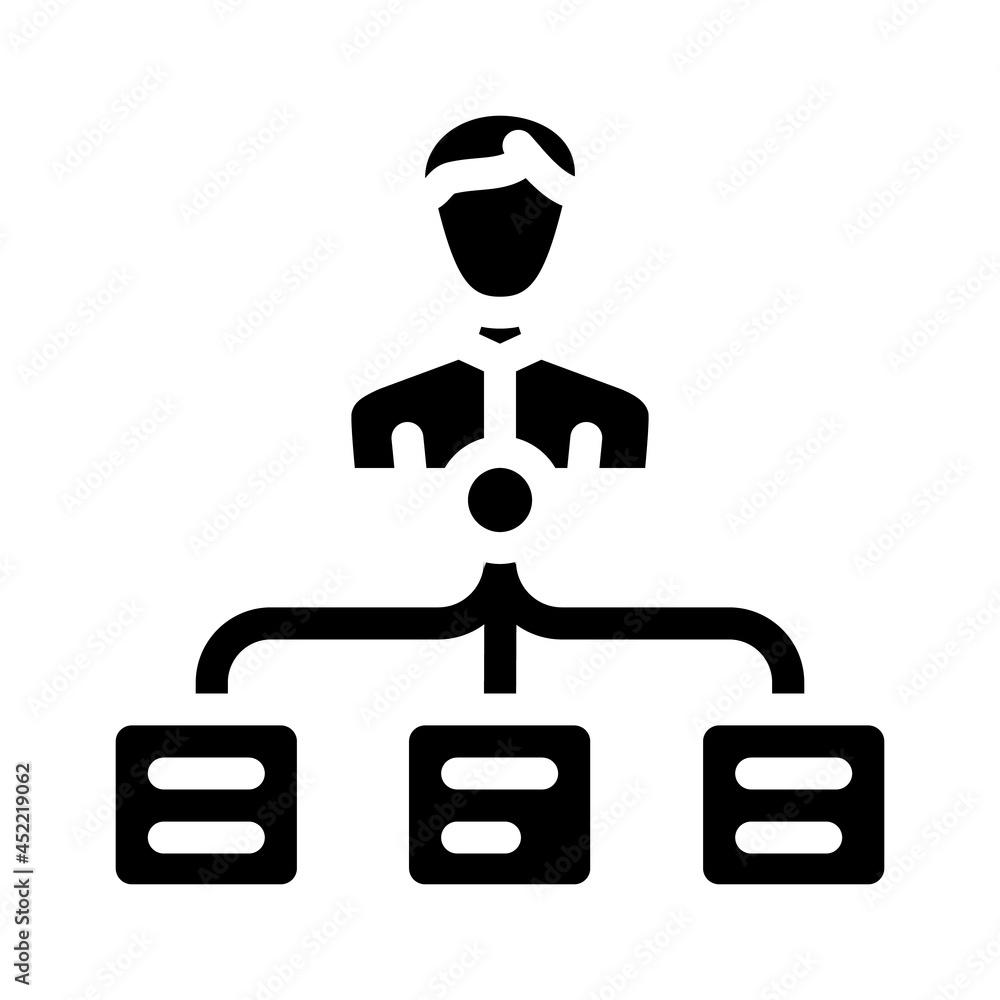 task management glyph icon vector. task management sign. isolated contour symbol black illustration task management glyph icon vector. task management sign. isolated contour symbol black illustration