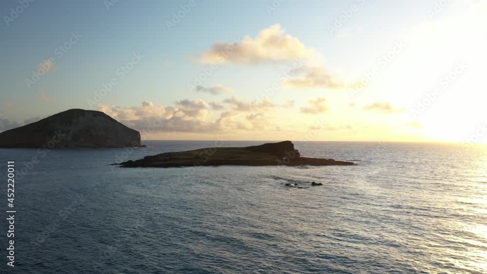 Makapu' u Beach, Oahu Hawaii Drone Aerial View Makapu' u Beach, Oahu Hawaii Drone Aerial View