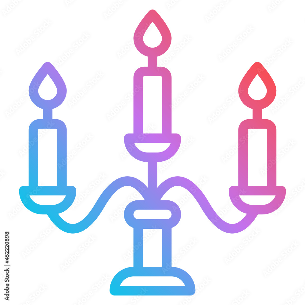 candlestick gradient icon candlestick gradient icon