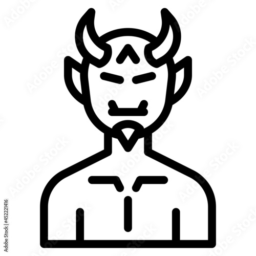 devil line icon