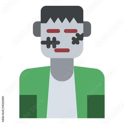 frankenstein flat icon