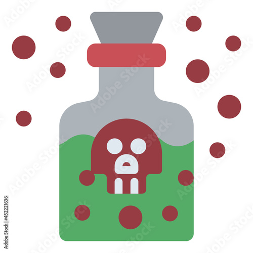 poison flat icon