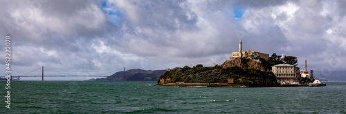 Alcatraz and Golden Gate Bridge