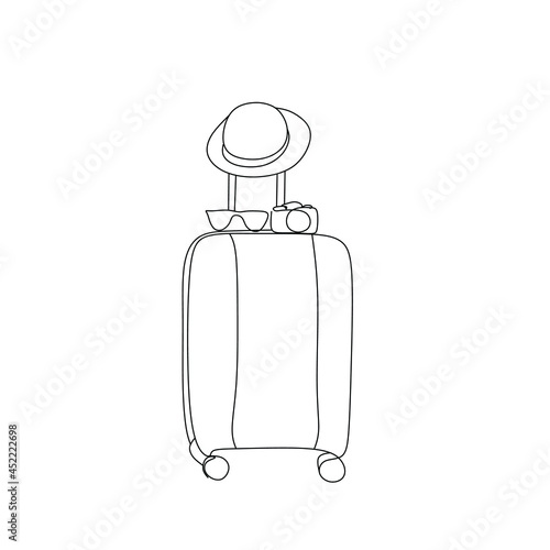 Travel suitcase line