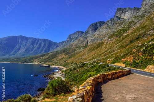 Obraz na plátne Route 44 garden route or Clarence pass through Hottentots holland mountain in Ca
