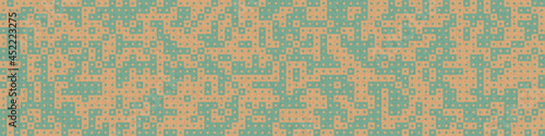 Abstract Geometric Pattern generative computational art illustration