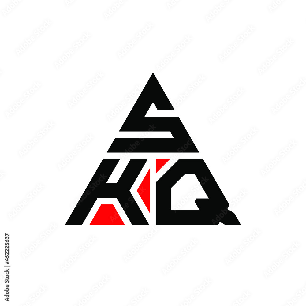 SKQ triangle letter logo design with triangle shape. SKQ triangle logo design monogram. SKQ triangle vector logo template with red color. SKQ triangular logo Simple, Elegant, and Luxurious Logo. SKQ SKQ triangle letter logo design with triangle shape. SKQ triangle logo design monogram. SKQ triangle vector logo template with red color. SKQ triangular logo Simple, Elegant, and Luxurious Logo. SKQ