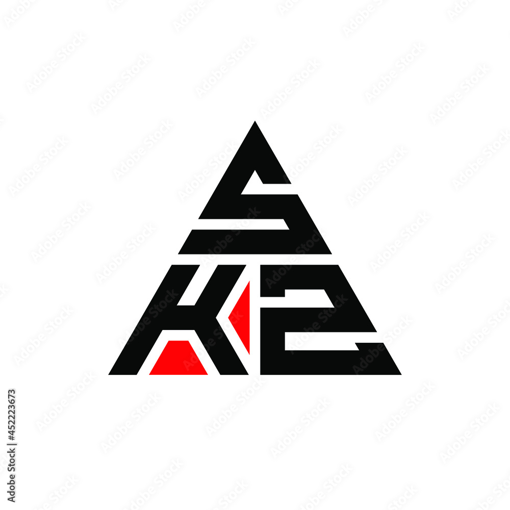 SKZ triangle letter logo design with triangle shape. SKZ triangle logo design monogram. SKZ triangle vector logo template with red color. SKZ triangular logo Simple, Elegant, and Luxurious Logo. SKZ SKZ triangle letter logo design with triangle shape. SKZ triangle logo design monogram. SKZ triangle vector logo template with red color. SKZ triangular logo Simple, Elegant, and Luxurious Logo. SKZ