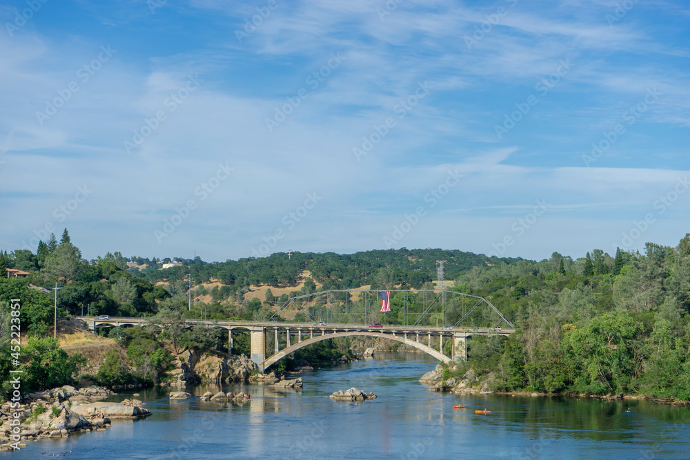 Fototapeta premium Rainbow Bridge, Folsom, California